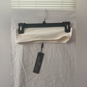 Triangl Bandeau white top size XS